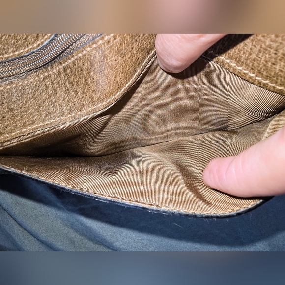 PROJECT - Vintage Gucci Canvas Wallet with Kisslock Coin Pouch - Picture 10 of 11